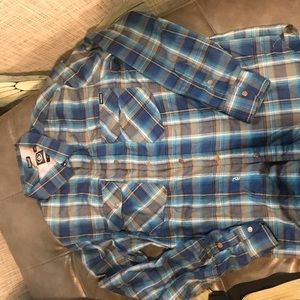 Nice Pearl snap flannel